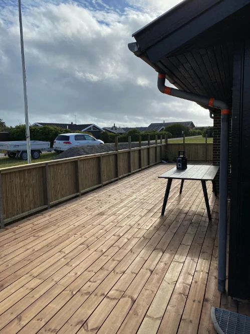 Træterasse i Blokhus
