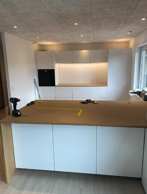 Nyt køkken, tømrer, aabybro